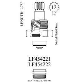 WALTER, LF454221, SEARS STEM, HOT
