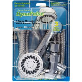 WHEDON, HSDDP2, 59" DYNAPULSE 3 SPRAY MASSAGE HAND SHOWER SYSTEM, CHROME